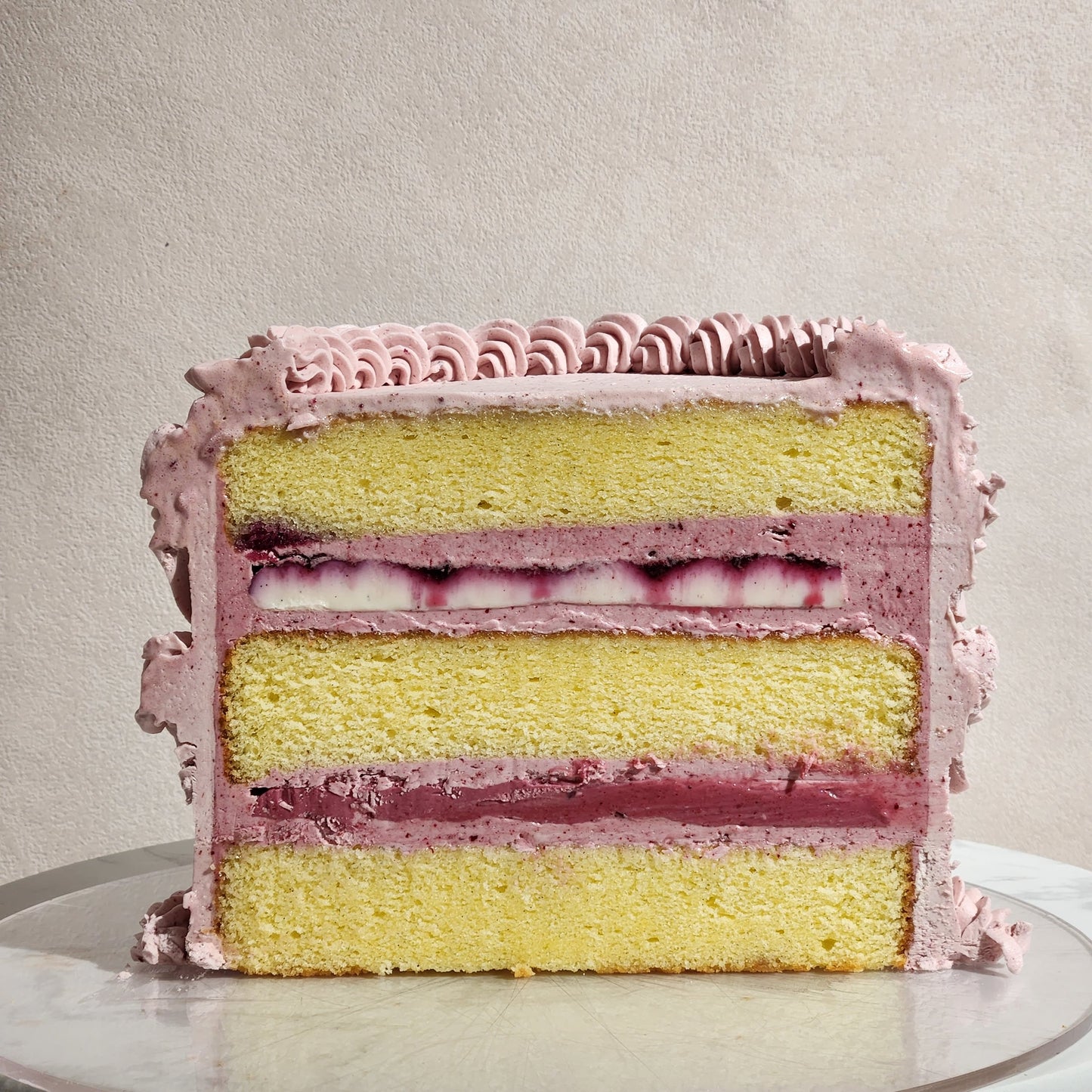 Black Currant Vanilla Cake