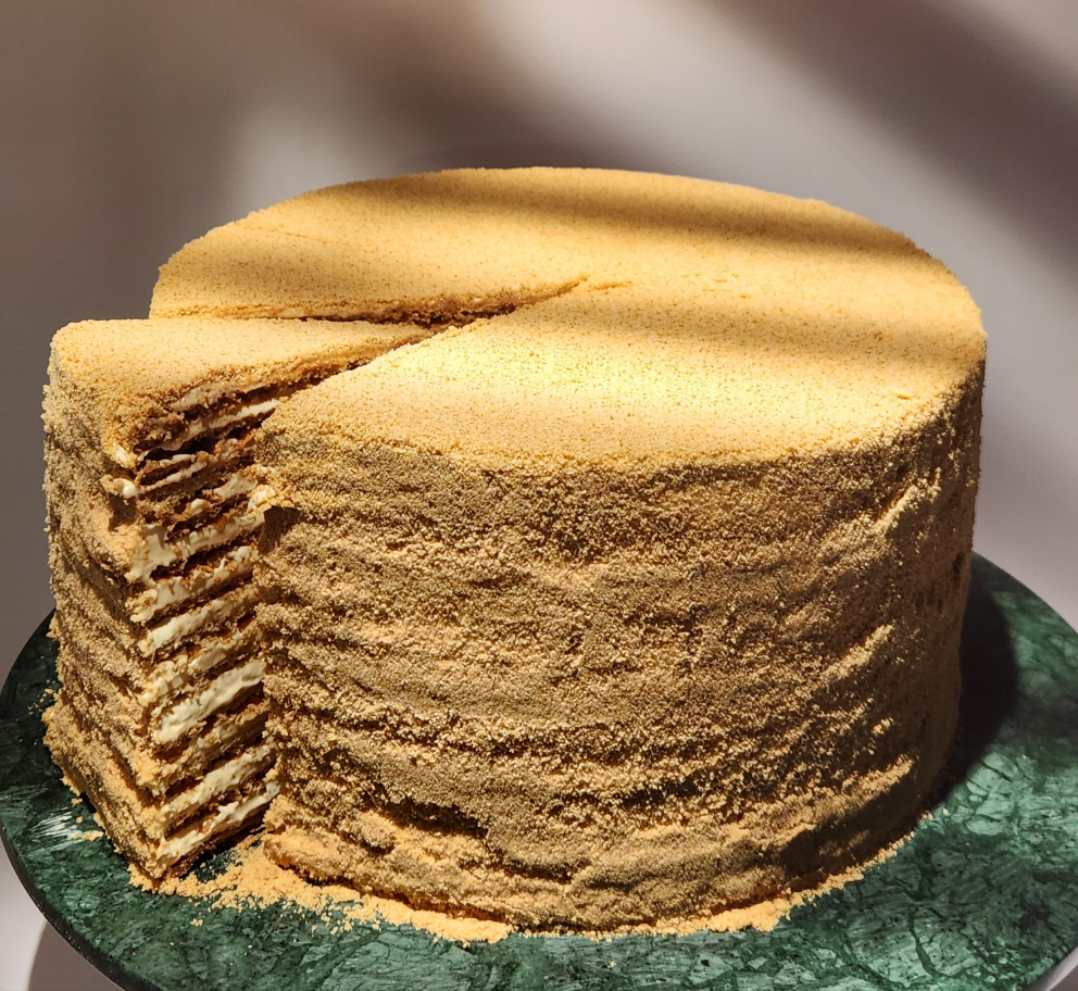 Medovik (Russian Honey Cake)